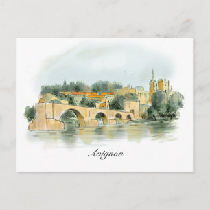 Postal Cartão de posto Avignon