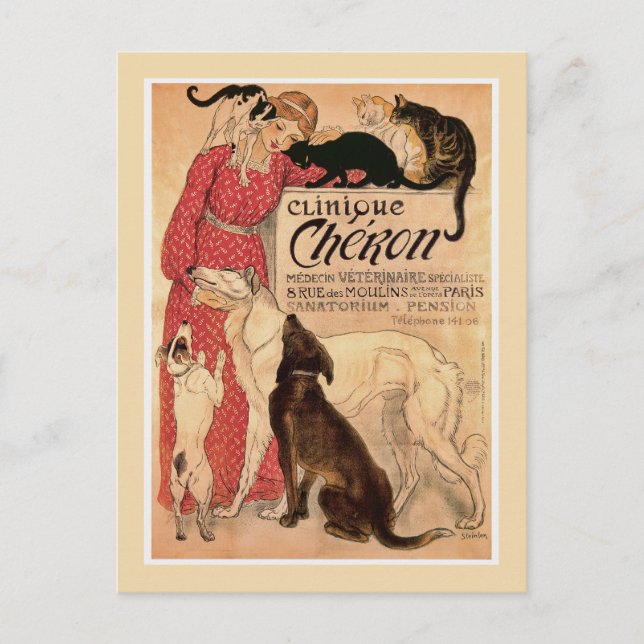 Postal Cartão de posto Cheron Clinique (Frente)