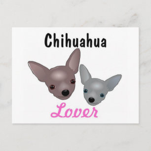 Postal Cartão de Posto Chihuahua Lover
