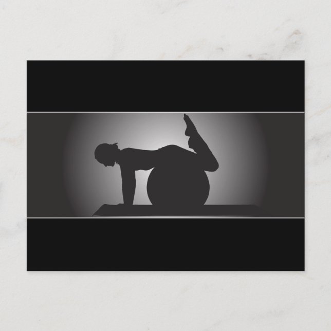 Postal Cartão de Posto Classy Pilates (Frente)