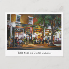 Postal Cartão de Posto da Cabeça da Bull