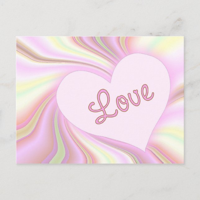 Postal Cartão de Posto de Amor (Frente)