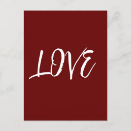 Postal Cartão de Posto de Amor