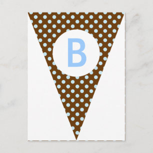 Postal Cartão de Posto de Banner de Bunting do Sinalizad