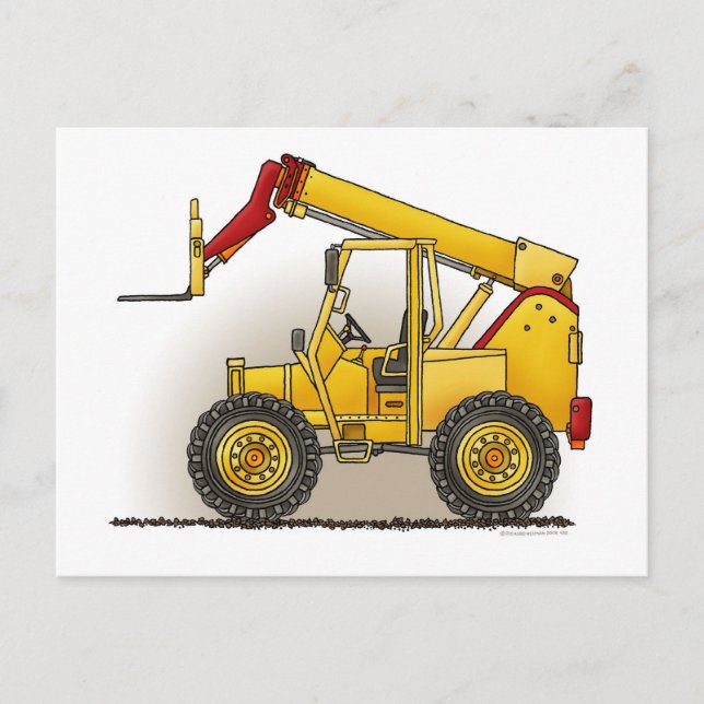 Postal Cartão de Posto de Construção de Elevação (Frente)