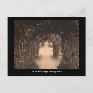 Postal Cartão de posto de faixa de memória