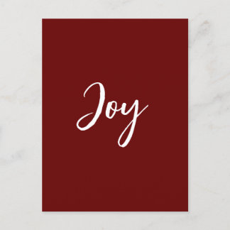 Postal Cartão de Posto de Joy