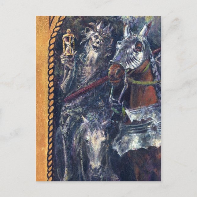 Postal Cartão de Posto de Morte do Ceifador (Frente)