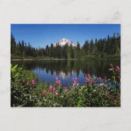 Postal Cartão de Posto de Reflexão do Lago Mt Hood