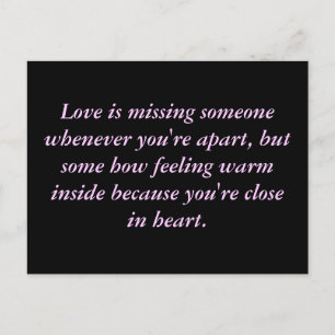 Postal Cartão de Posto de Relação de Longa Distância