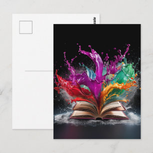 Postal Cartão de Posto Delight do Escritor