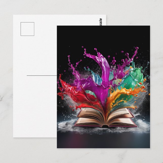 Postal Cartão de Posto Delight do Escritor (Frente/Verso)