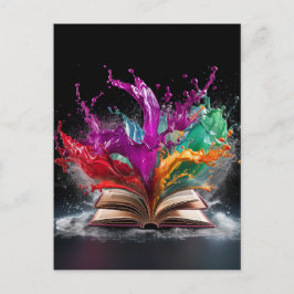 Postal Cartão de Posto Delight do Escritor