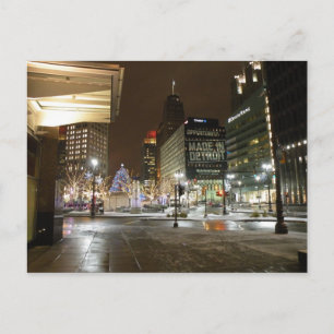 Postal Cartão de Posto Detroit Michigan