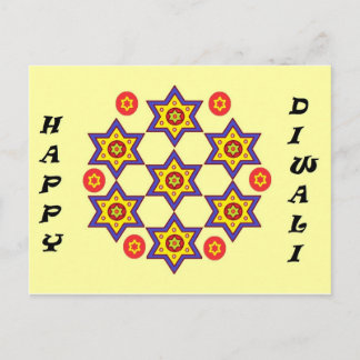 Postal Cartão de Posto Diwali