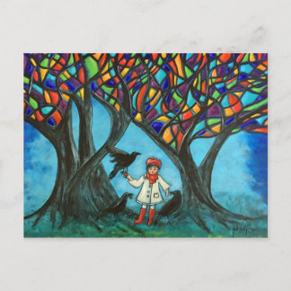 Postal Cartão de Posto do Autumn Treasures