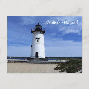 Postal Cartão de Posto do Farol Edgartown, do Vineyard, d