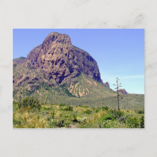 Postal Cartão de Posto do Parque Nacional Big Bend