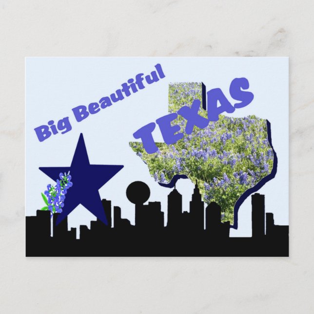 Postal Cartão de Posto do Texas (Frente)