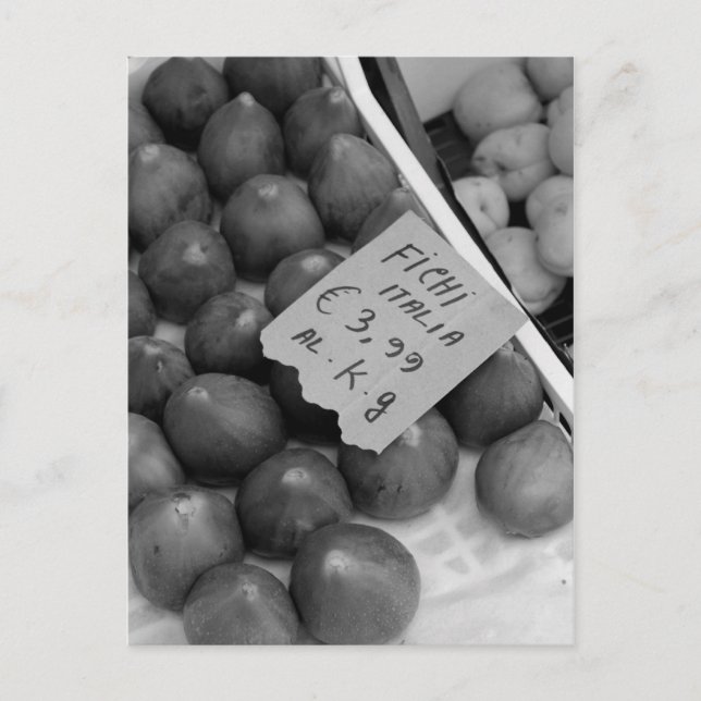 Postal Cartão de Posto Figs Italiano (Frente)