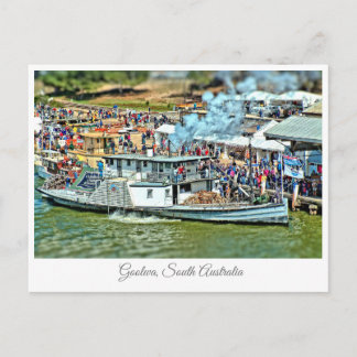 Postal Cartão de Posto Goolwa - Festival de Barcos de Mad