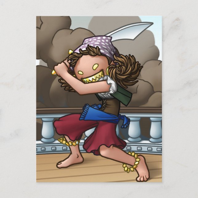 Postal Cartão de Posto Gretchen Goldfang (Frente)