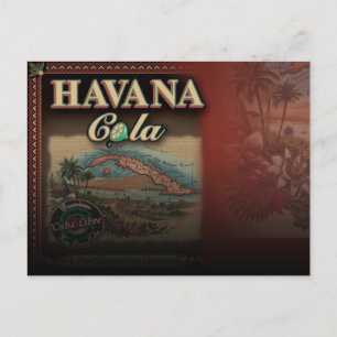 Postal Cartão de Posto Havana Cola