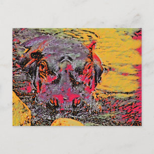 Postal Cartão de Posto Hippo