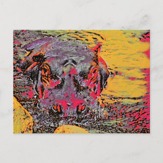 Postal Cartão de Posto Hippo