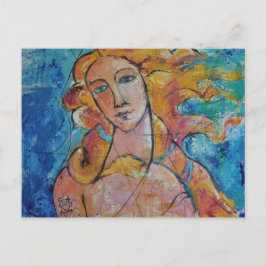 Postal Cartão de posto horizontal de beleza eterna