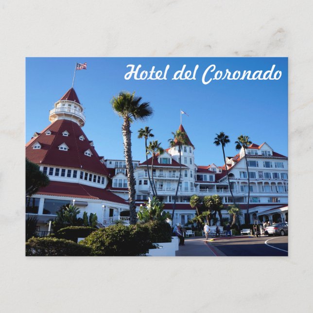 Postal Cartão de Posto Hotel del Coronado (Frente)