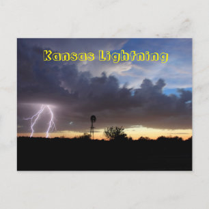 Postal CARTÃO DE POSTO Kansas Lightning