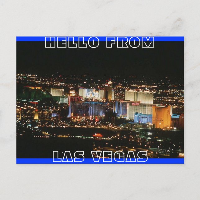 Postal cartão de posto las vegas (Frente)