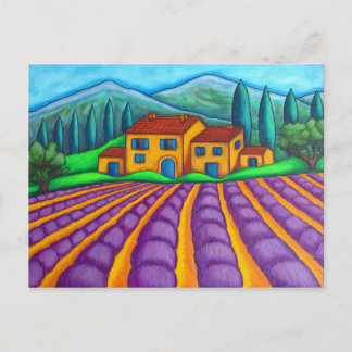 Postal Cartão de Posto Les Couleurs de Provence