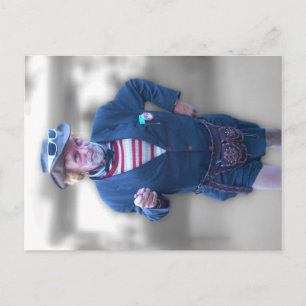 Postal Cartão de Posto Leslie Cochran