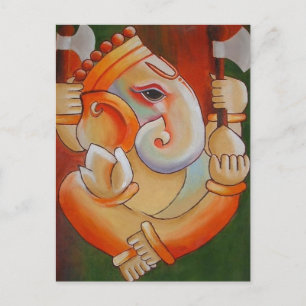 Postal Cartão de Posto Lord Ganesha