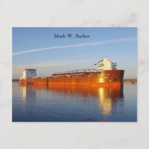 Postal Cartão de Posto Mark W. Barker