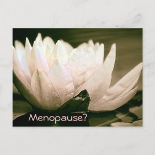 Postal Cartão de Posto Menopause