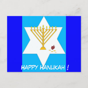 Postal Cartão de Posto Menorah