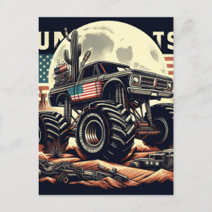 POSTAL CARTÃO DE POSTO MONSTER TRUCK