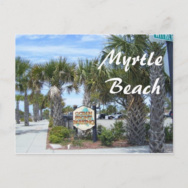 Postal Cartão de posto Myrtle Beach (Frente)