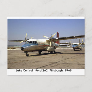 Postal Cartão de Posto para aviões