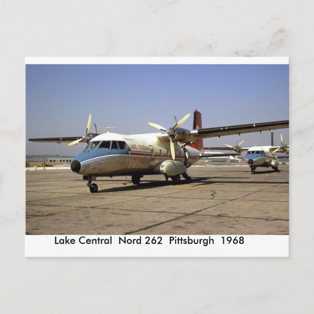 Postal Cartão de Posto para aviões (Frente)