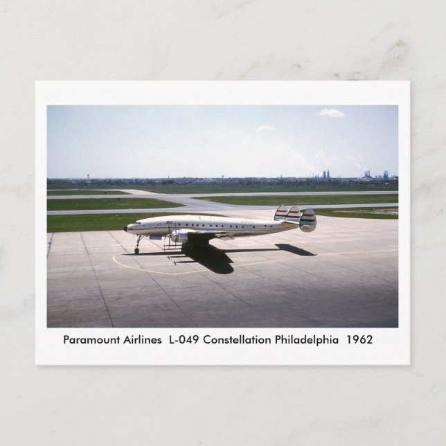 Postal Cartão de Posto para aviões (Frente)