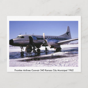 Postal Cartão de Posto para aviões
