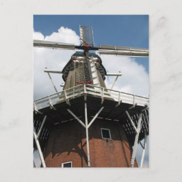 Postal Cartão de Posto para moinhos de vento holandeses