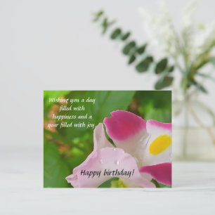 Postal CARTÃO DE posto PARA O AMOR NATURAL COM DESEJO DE