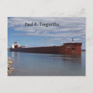 Postal Cartão de posto Paul R. Tregurtha