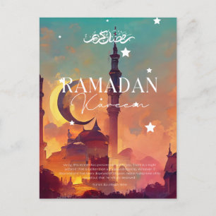 Postal Cartão de Posto Ramadan Kareem