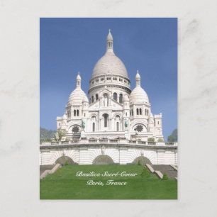 Postal Cartão de Posto Sacré-Coeur